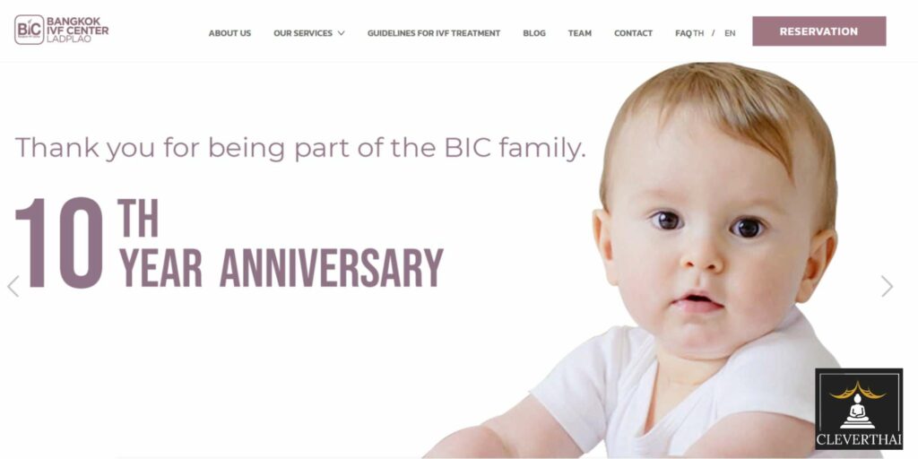 Bangkok IVF Center Homepage