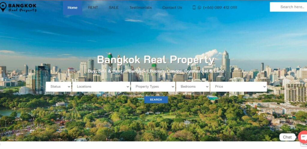 Bangkok Real Property Homepage