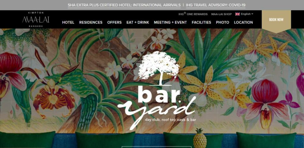 Bar.Yard Homepage