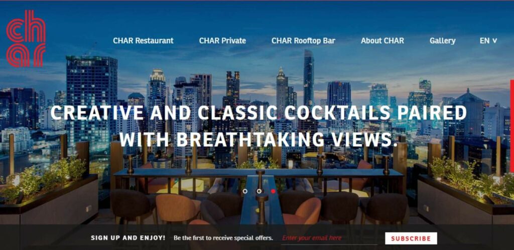 Char Bangkok Homepage