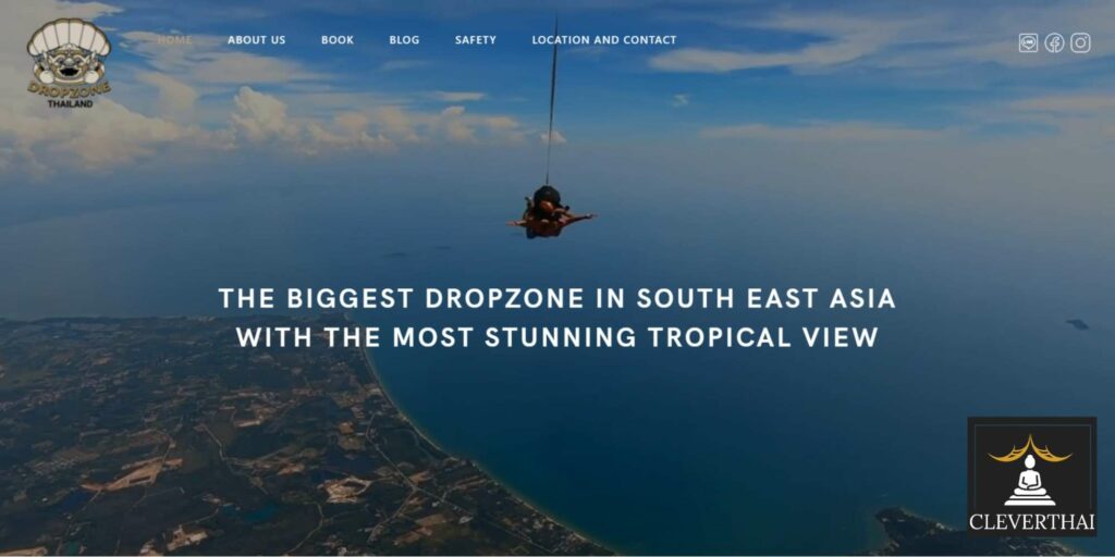 Dropzone Thailand Homepage