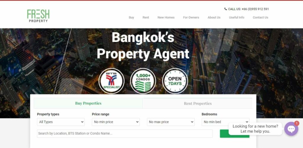 Fresh Property Homepage