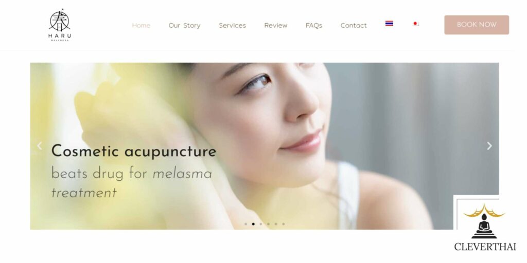 Haru Wellness Clinic Homepage