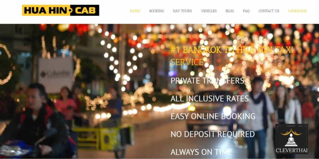 Hua Hin Cab Homepage