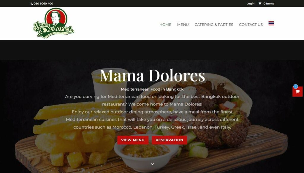 Mama Dolores Homepage