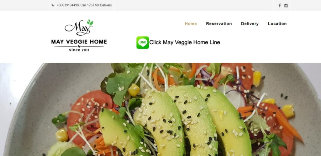 May Veggie Home Homepage