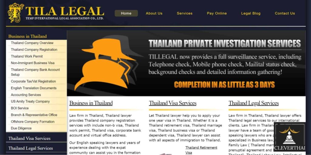 Tila Legal Homepage