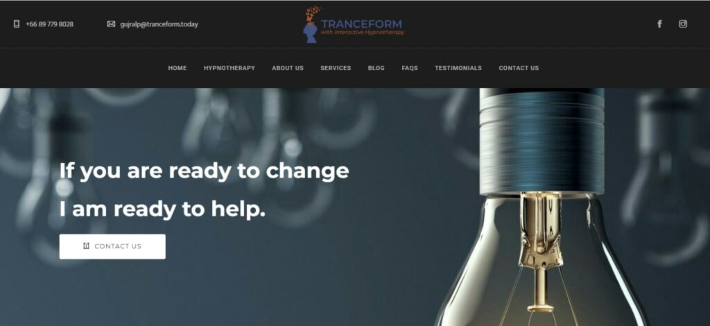 Tranceform Homepage