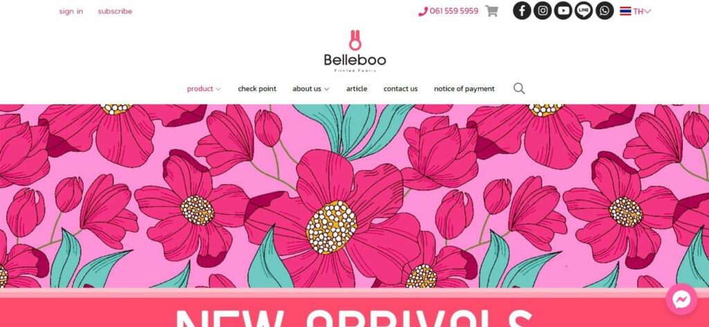 Belleboo Homepage