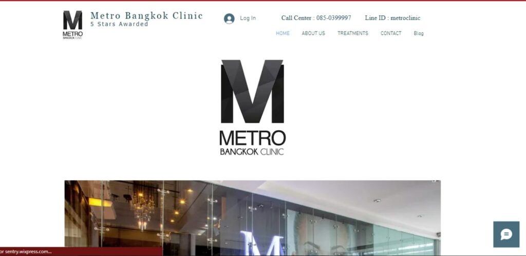 Metro Bangkok Clinic Homepage