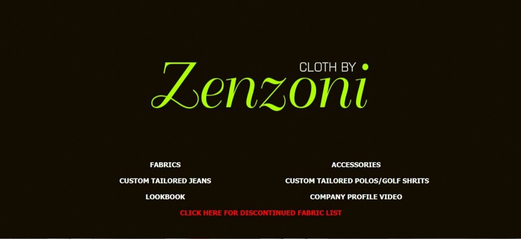 Zenzoni Group Homepage