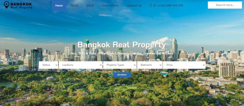 Bangkok Real Property Homepage