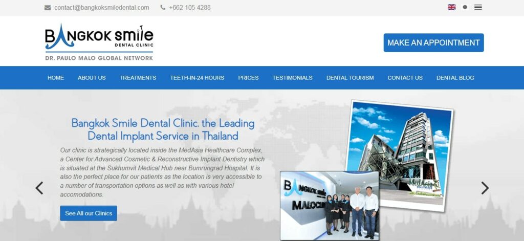 Bangkok Smile Dental Clinic- Dr.Paulo Malo's Global Network Homepage