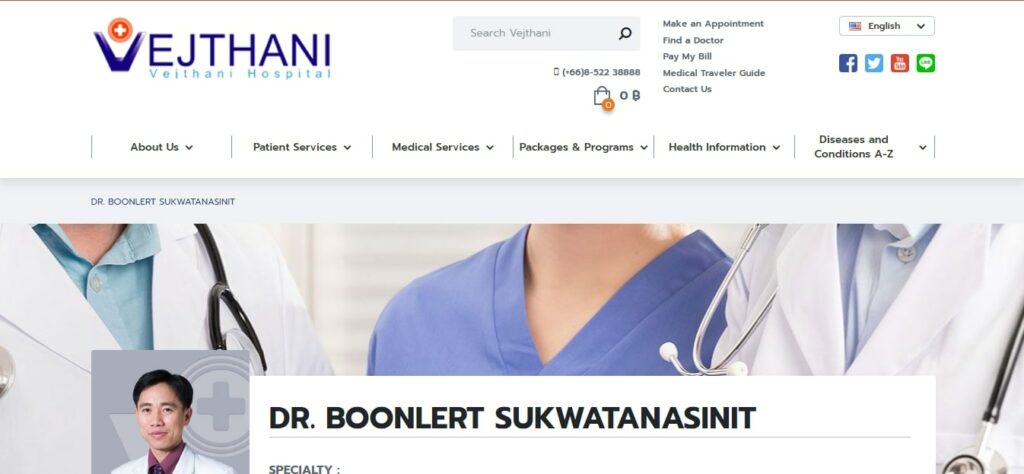 Dr. Boonlert Sukwatanasinit- Vejthani Hospital Homepage