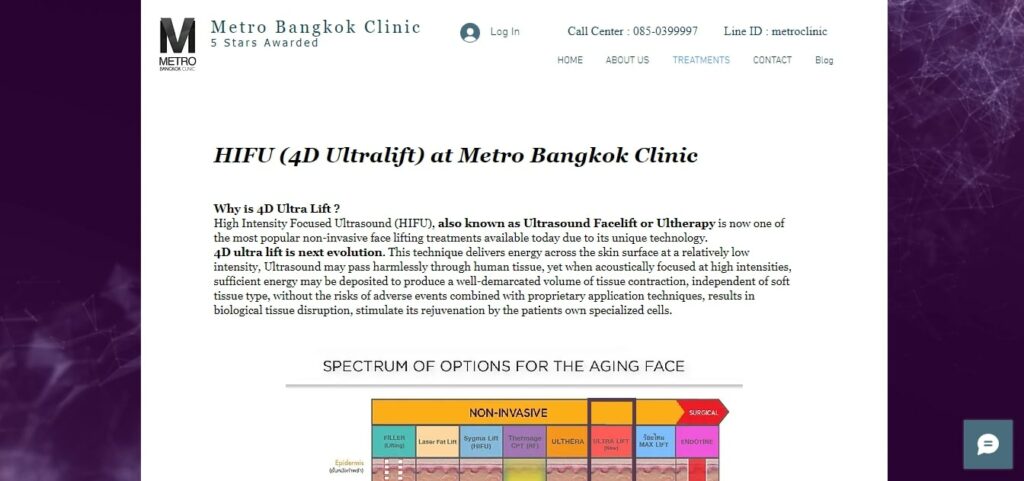 Metro Bangkok Clinic Homepage