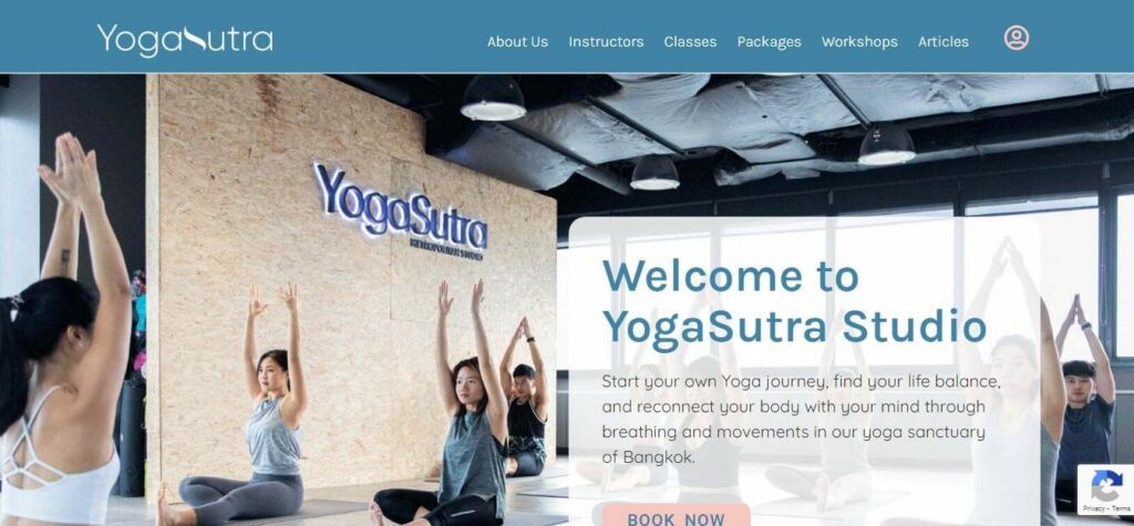 YogaSutra Studio Homepage