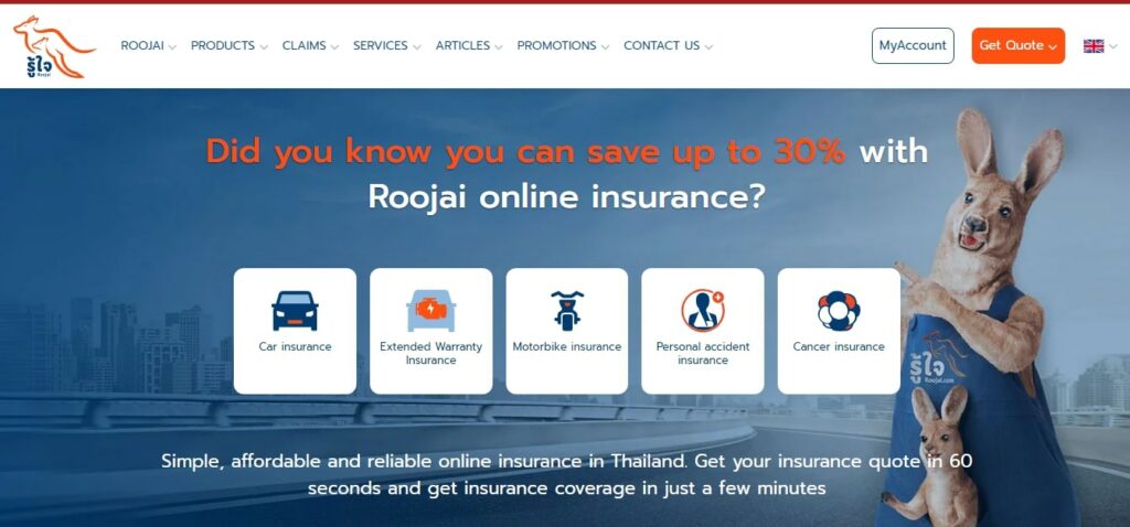 Roojai Co.,Ltd.- Silom Branch Homepage