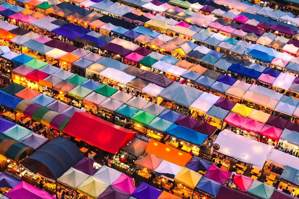 We have one of the largest open-air markets in the world