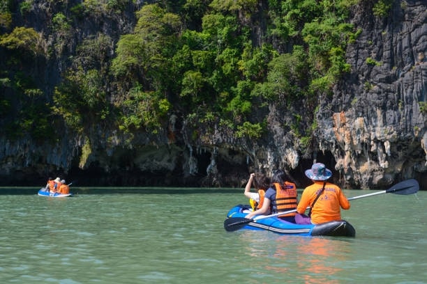 Kayak in Phang Nga Bay.