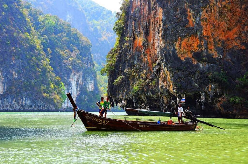 Take a trip to Phang Nga Bay.