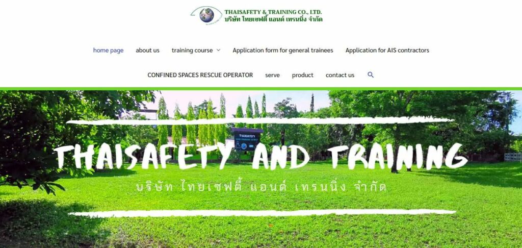 Thai Safety and Training Co., Ltd. Homepage