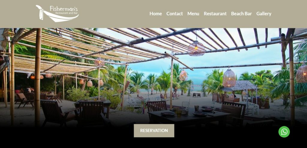 Fisherman's Restaurant's Homepage