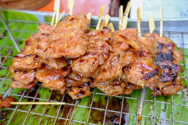 Moo Ping (Grilled Pork Skewers)