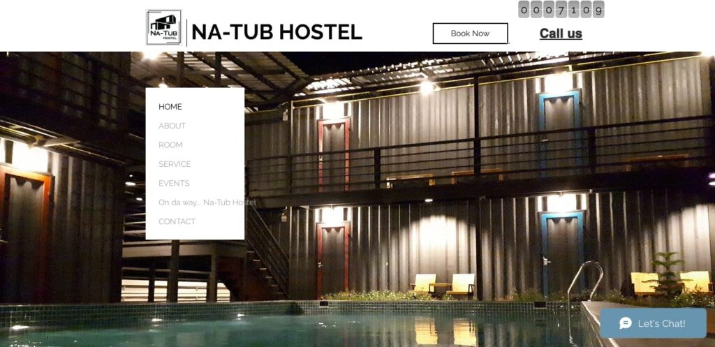 Na-Tub Hostel's Homepage