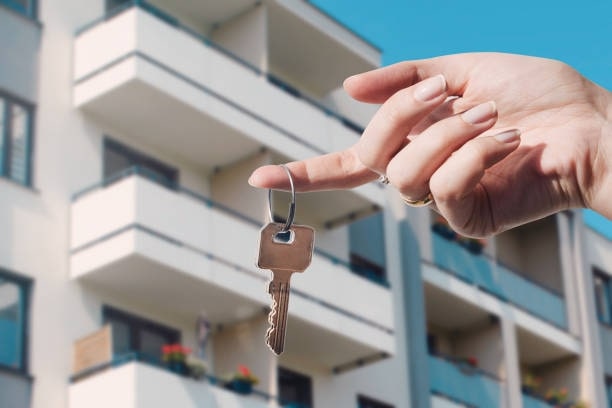 Real Estate Agent Holding Keys