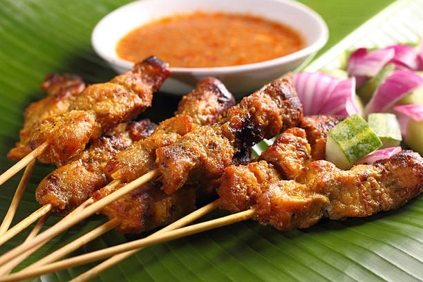 Satay (Grilled Skewered Meat)