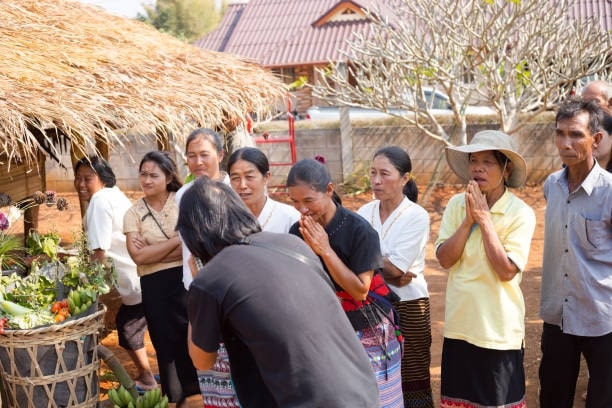 Thais have a customary way of greeting