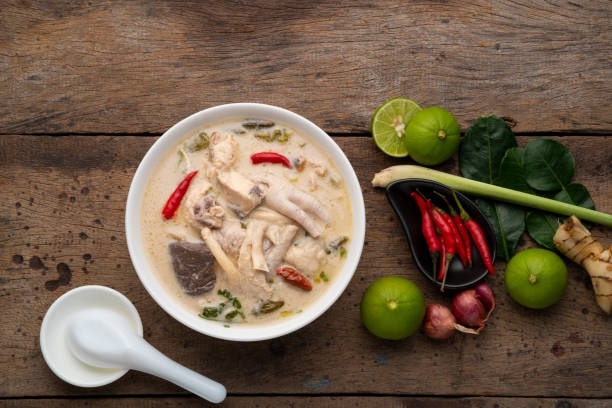 Tom Kha Gai (Chicken in Coconut Soup)