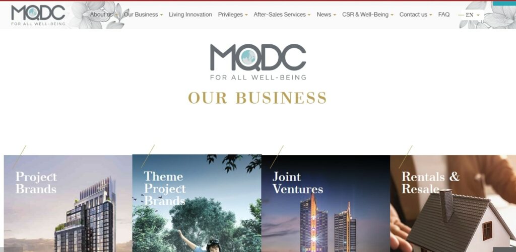 Top Condo - Magnolia Quality Development Corporation Limited's Homepage