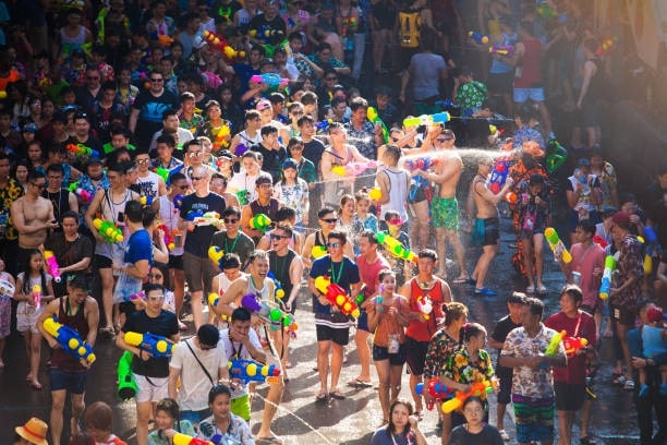 What are the best places to celebrate Songkran in Thailand