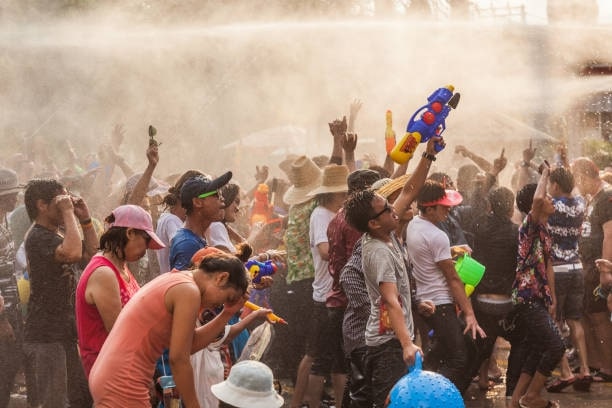 When does Songkran happen in Thailand