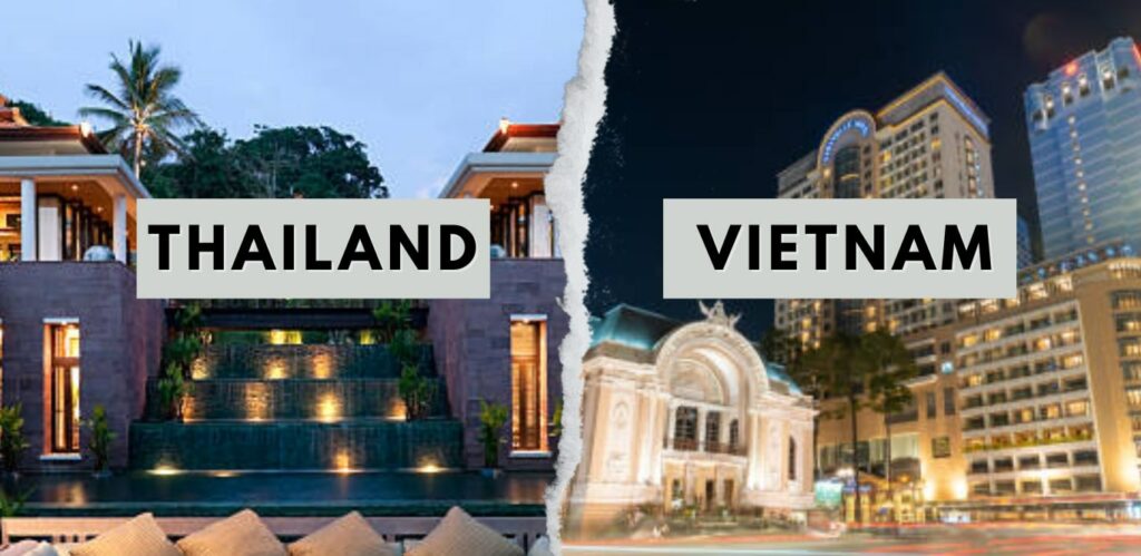 Accommodations in Vietnam vs Thailand