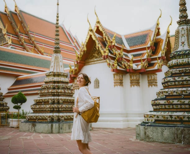 Dressing modestly is essential when visiting temples