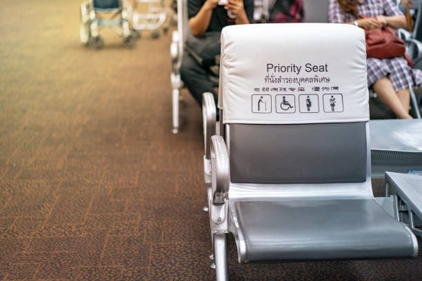 Give up seats to the elderly or disabled