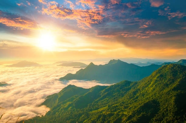 Landscape of Northern vs Southern Thailand