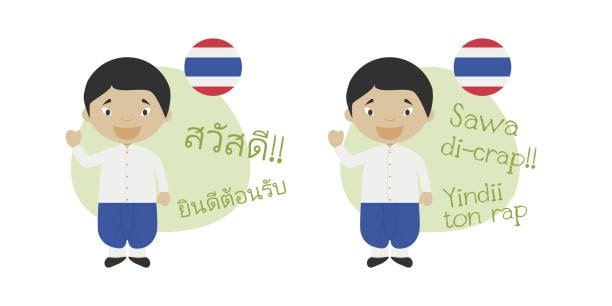 Language in Northern vs Southern Thailand