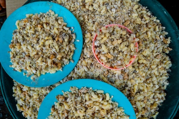 Larb Mote Daeng (Red Ants Eggs)