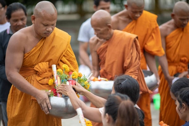 Merit-making is an important aspect of Thai Buddhism