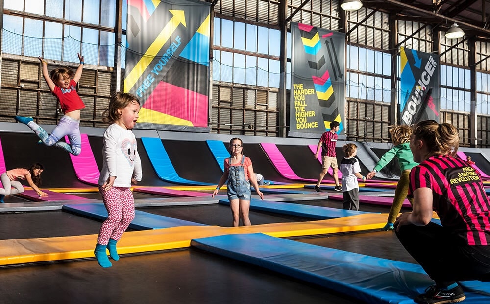 Stretch some muscles at Bounce Thailand (The EmQuartier)