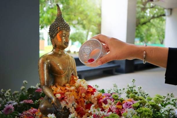 Thai Buddhist festivals include Songkran and Loy Krathong