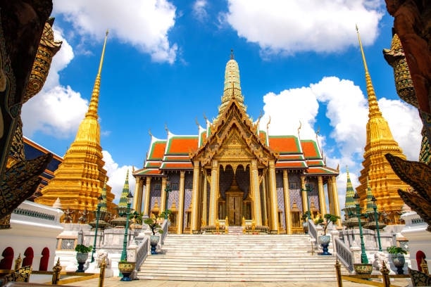 The Emerald Buddha is enshrined in the Ubosot