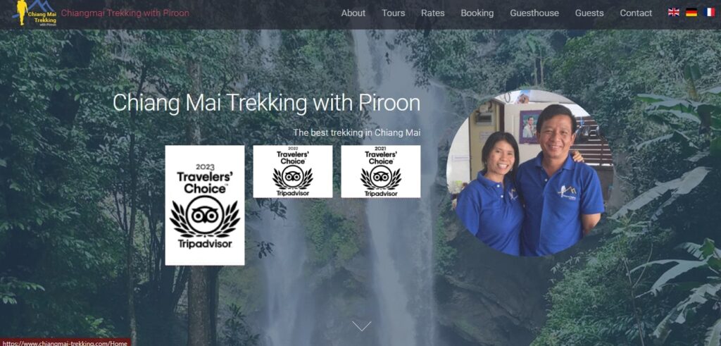 Chiang Mai Trekking by Piroon & Baan Nantaya Guesthouse's Homepage